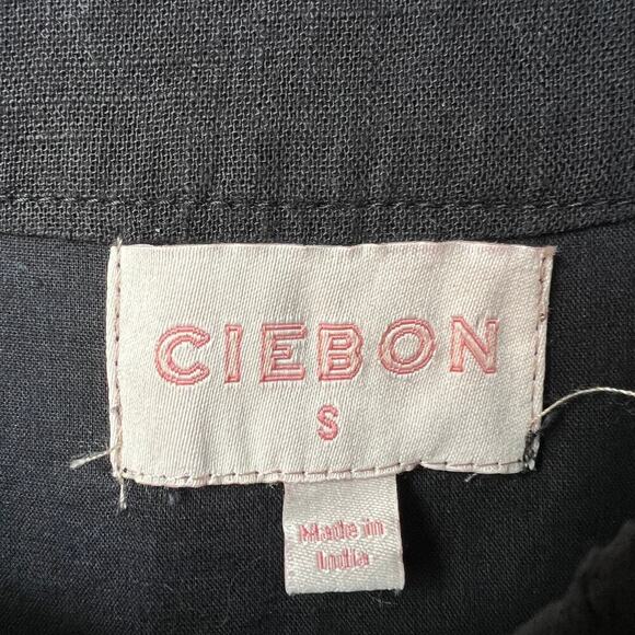 Ciebon 'Eliza' Black Embroidered A-Line Dress Size S - Picture 6 of 7